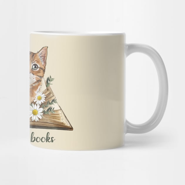 Little cat and book by My Happy-Design